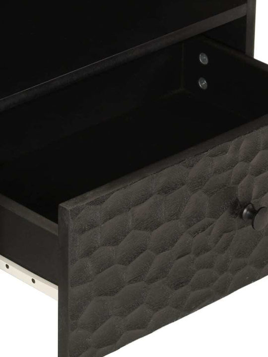 vidaXL TV-Ständer Schwarz M80xT33xH46cm