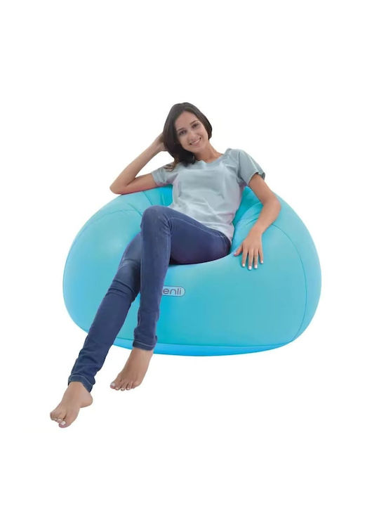 Bean Bag Chair Waterproof Pink 105x105x65cm