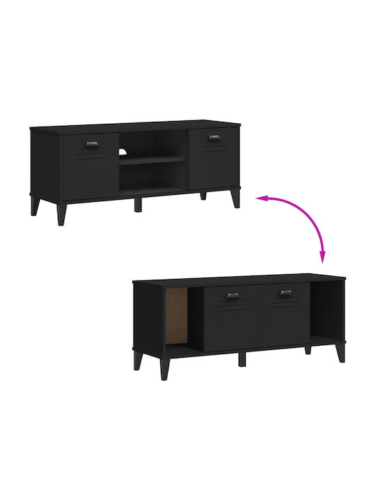 Entry Furniture with Shoe Rack Black Velvet-Black Metal 106x35x45cm
