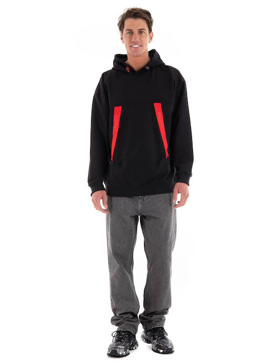 Hugo Boss Men's Sweatshirt with Hood Black