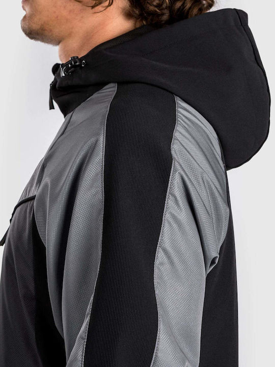 3.0  Ζακέτα με Κουκούλα Black/Grey