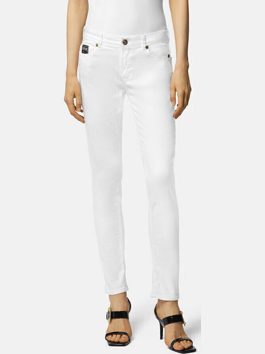 Women's Fabric Trousers Skinny Fit White