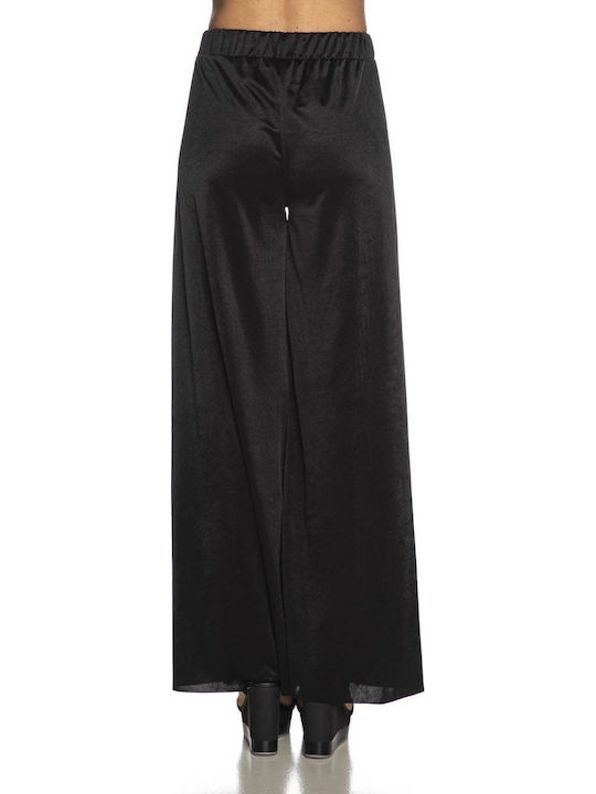 Femei Din material textil Pantaloni cu elastic Neagră