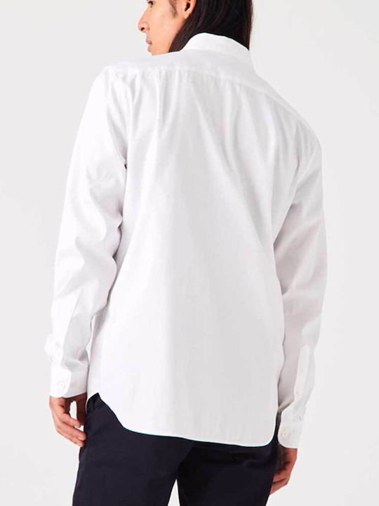 Lacoste Cotton Shirt Blanc