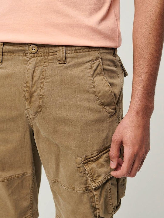 Ovin Core Ανδρική Βερμούδα Cargo Tan Khaki