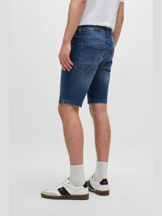 Hugo Boss Herrenshorts Jeans Blue