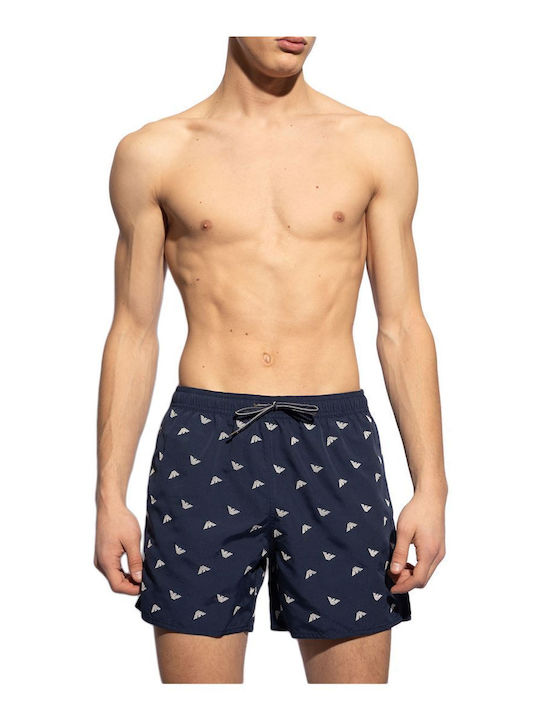Logo Herren Badebekleidung Bermuda Blue Navy