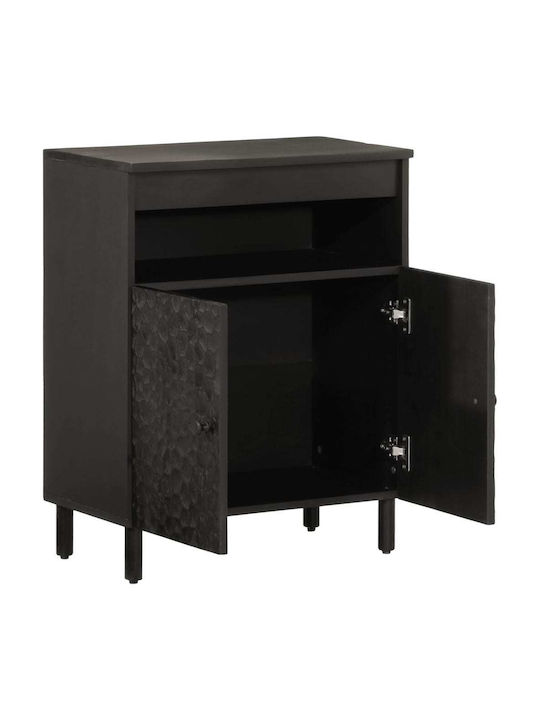 Cabinet Storage Βοηθητικό Made of Metal & Wood L60xW33xH75cm