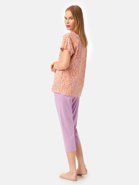 Minerva Summer Women's Pyjama Set Lilac