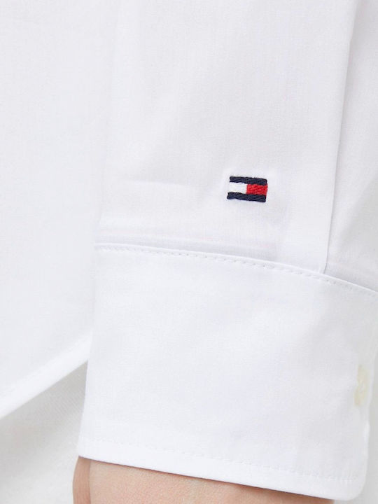 Tommy Hilfiger Mânecă lungă Femei Cămașă Alb