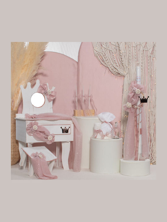 Makis Tselios Fashion Baptism Set with Crown Subject 24ppk805