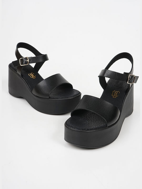 Piazza Shoes Platforme dama Negre