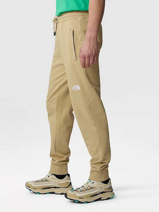 Trainingshose mit Bündchen Light Beige