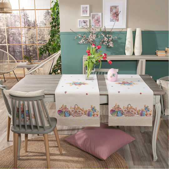 Teoran Osterdekorationen & Ornamente Teoran Polyester Tischtuch 45x140cm