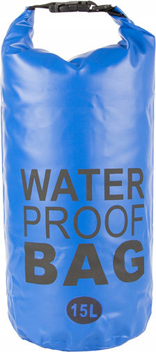 Wasserdichte Tasche mit einer Kapazität von 15 Litern Blau