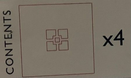 Αυτοκόλλητο Αμμοβολής Τετράγωνο 30x30 Εκατοστά Σετ 4 Τεμαχίων