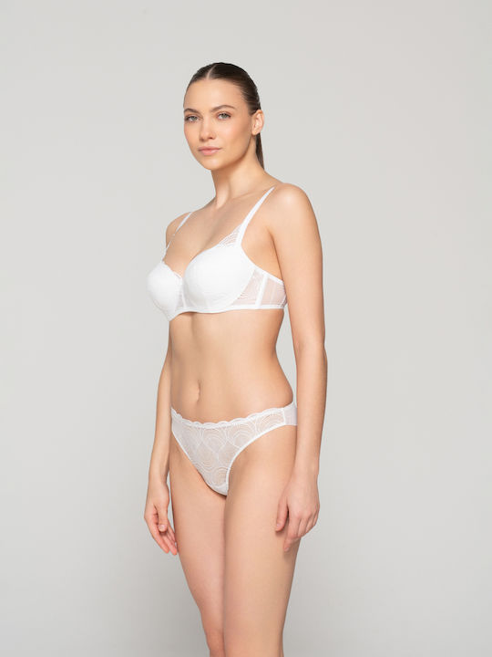 Damen Brasilien mit Spitze White