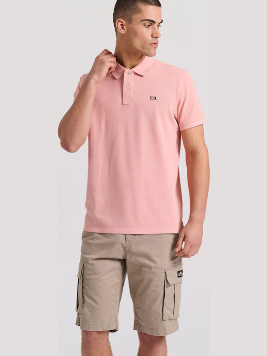 Polo Short Sleeve Blouse Coral Pink