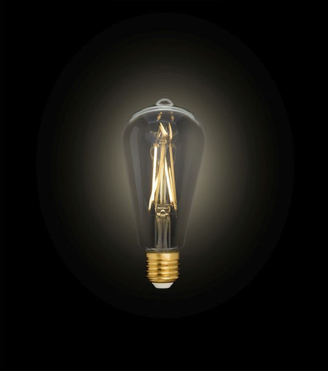 Lutec Smart Λάμπα LED 7.5W για Ντουί E27 και Σχήμα ST64 Θερμό Λευκό 806lm
