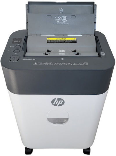 HP Καταστροφέας Εγγράφων Oneshred Cross Cut 100 Φύλλων με Κάδο 17lt