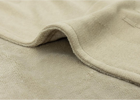 Jollein Κουβέρτα Κούνιας Fleece Χακί Olive Green 150x100εκ.