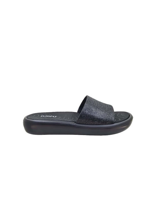 Parex Women's Flip Flops Black