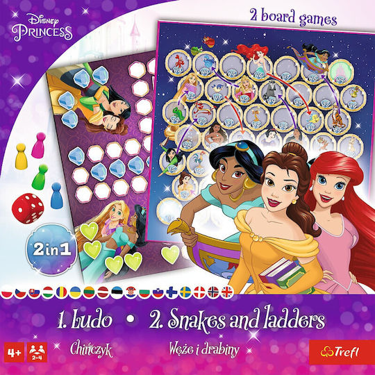 Board Game Ludo And Snakes & Ladders for 2-4 Players 4+ Years Old (EN) Trefl