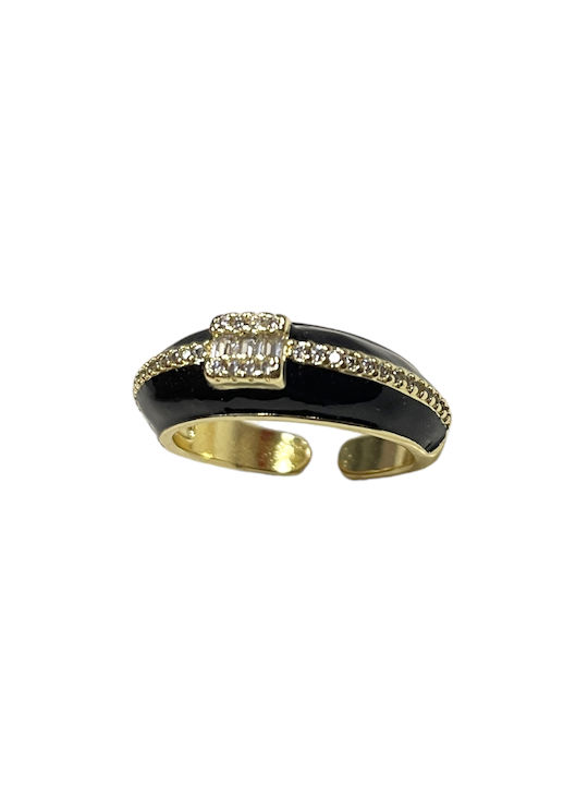 Kupferring M3002 - Gold Schwarz