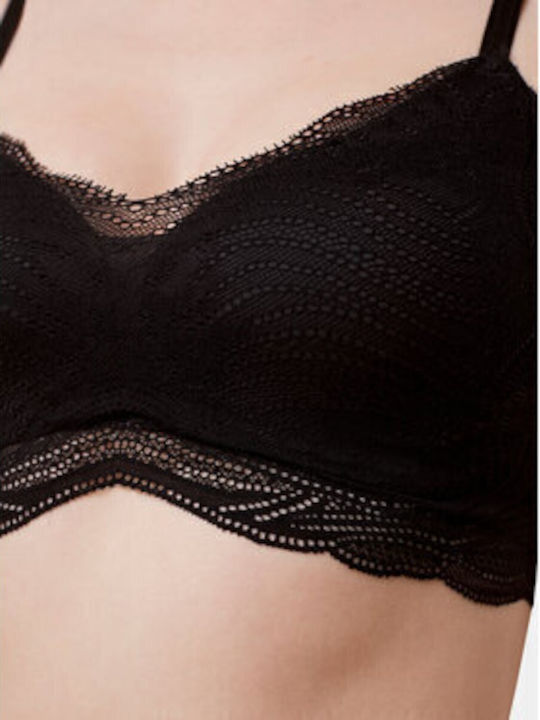 Sloggi Bralette Σουτιέν Μαύρο