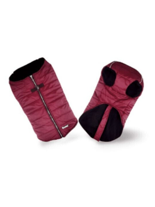 Pet Interest Puffer Vest Red Fleece / Waterproof / Windproof Dog Coat Medium with 33cm Back Length 52207