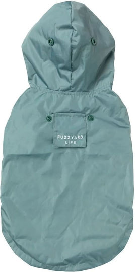 Fuzzyard Кучешки палта Водоустойчиво Зелен Large с дължина на гръбчето 70 см.