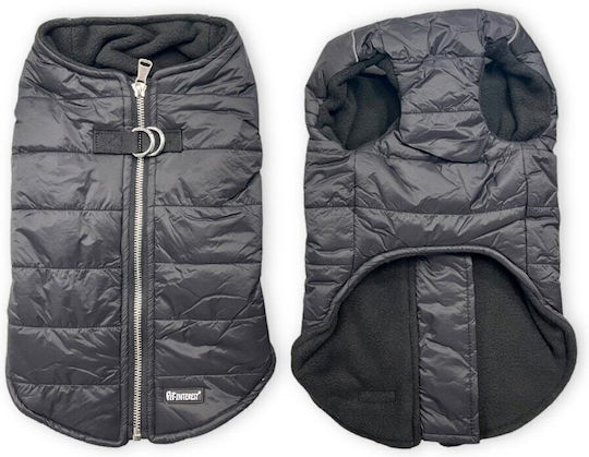 Pet Interest Zipper Vest Stars Кучешки палта Флийс / Водоустойчиво / Ветроустойчиво Черен Medium с дължина на гръбчето 33 см. 52202