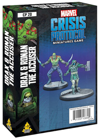 Asmodee Crisis Protocol Crisis Protocol Black Dwarf and Ebony Man Figure