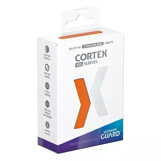 Ultimate Guard Cortex Card Sleeves Standard Size 100τμχ Πορτοκαλί