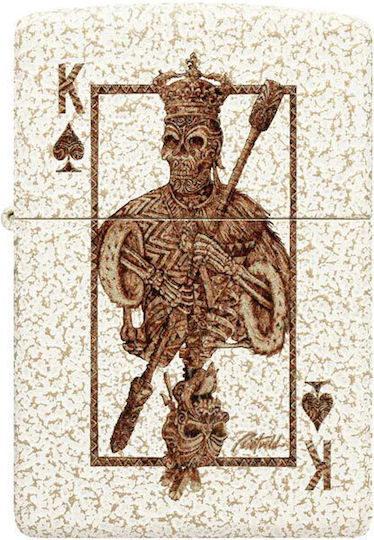 Zippo Rick Rietveld Αναπτήρας Φλόγας σε Λευκό χρώμα
