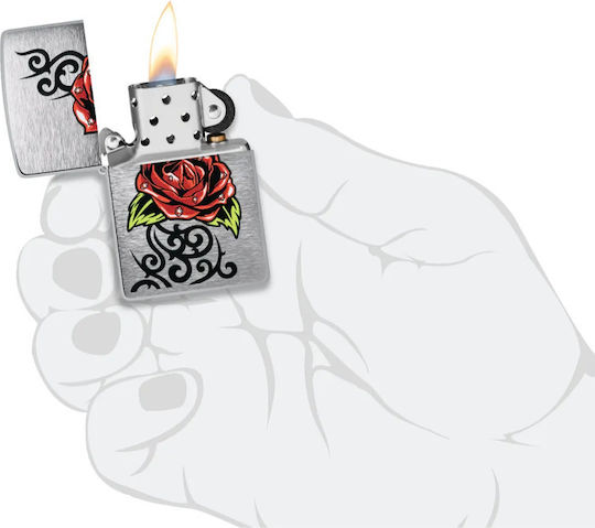 Zippo Αναπτήρας Flamme in Rosa Farbe