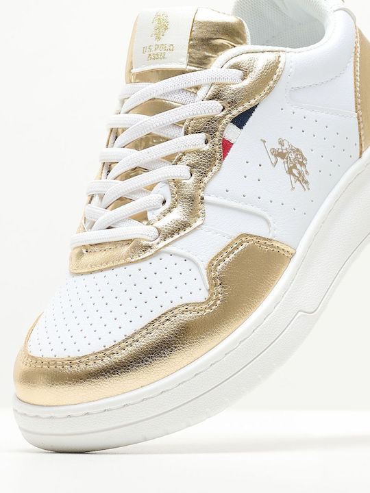 U.S. Polo Assn. Детски маратонки White-Gold