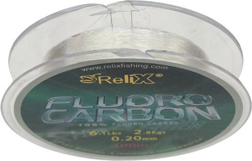 Relix Риболовна влакно Флуорокарбон Прозрачно 100м / 0.2мм