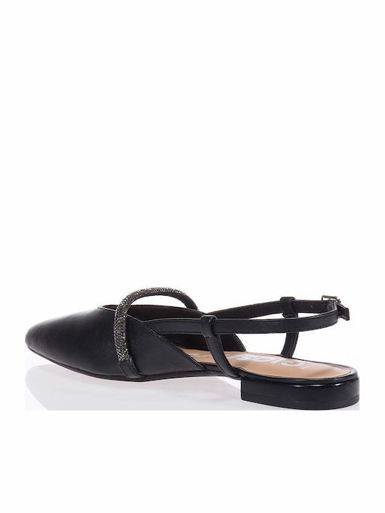 Gioseppo Leather Ballerinas Black