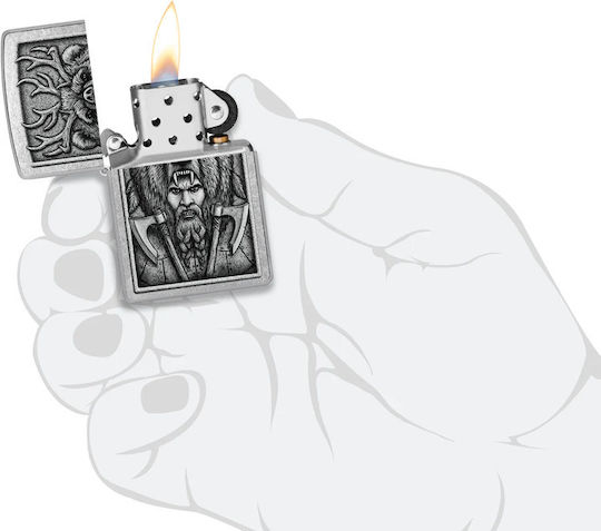 Zippo Ангажимент Пламък Ветроустойчив Barbarian Design