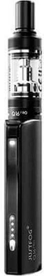 Justfog Q16 Pro Box Mod Kit 1.9ml με Ενσωματωμένη Μπαταρία 900mAh Black