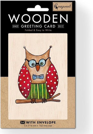 Greeting Card Wooden