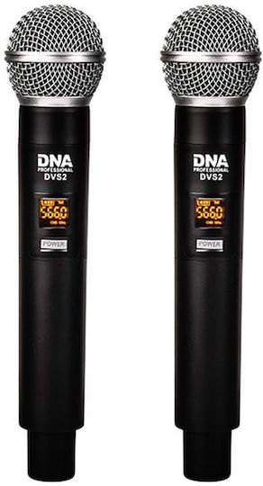 DNA DNA DVS2 Σετ Ασύρματο Μικρόφωνο Χειρός