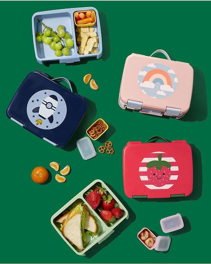 Skip Hop Spark Style Bento Πλαστικό Παιδικό Δοχείο Φαγητού Πορτοκαλί