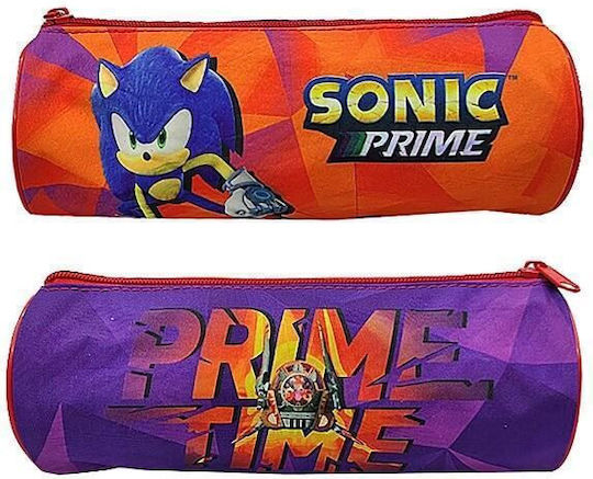Sonic Κασετίνα Βαρελάκι Πολύχρωμη