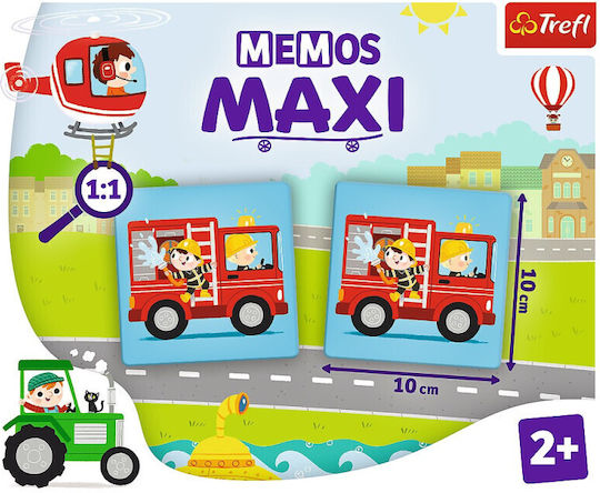 Joc de Societate Memos Maxi Vehicles 2+ Ani (EN) Trefl