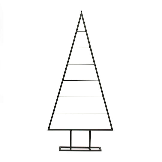 Decorațiune de Crăciun Metalic Brad 117cm. Negru