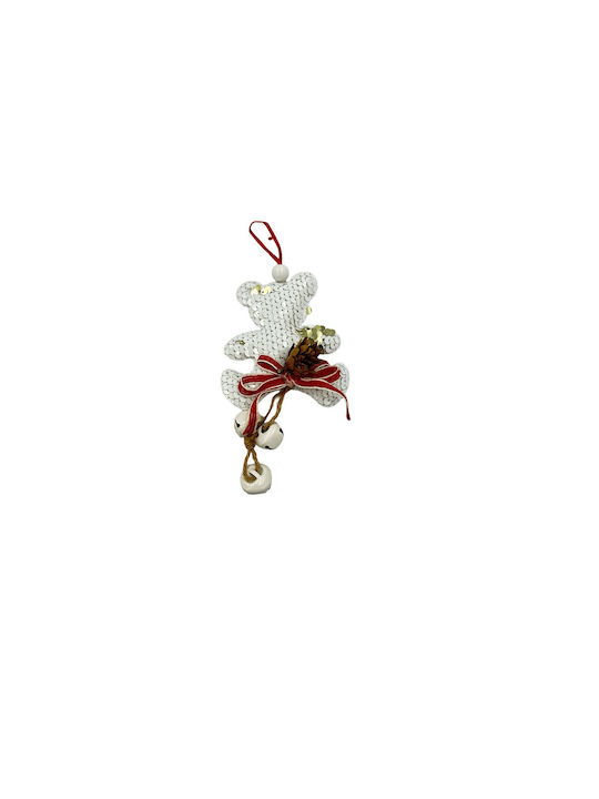 Hanging Bell Ornament with Sequins