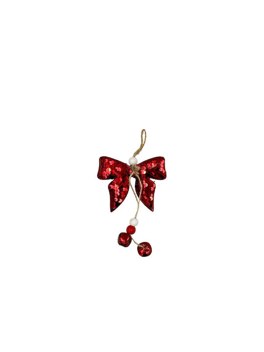 Hanging Bell Ornament with Sequins
