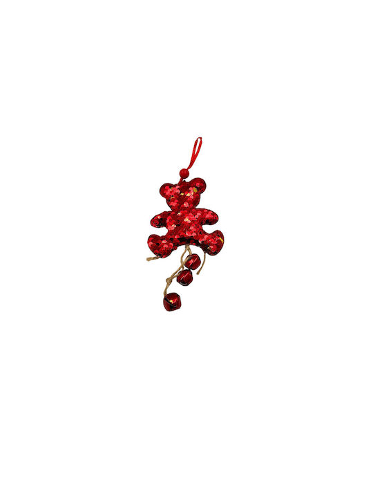 Hanging Bell Ornament with Sequins